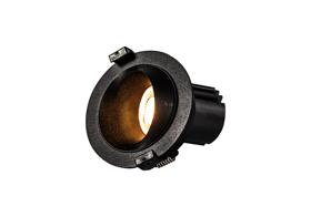 DM202398  Bonia 9 Tridonic Powered 9W 2700K 840lm 36° CRI>90 LED Engine Black/Black Fixed Recessed Spotlight, IP20